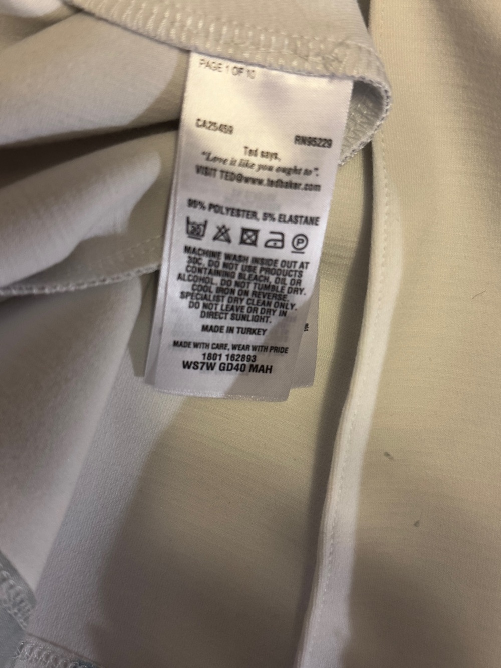 Ted Baker Mah Illuminated Bloom Skater Dress in purple, perfect condition! - Picture 6 of 6
